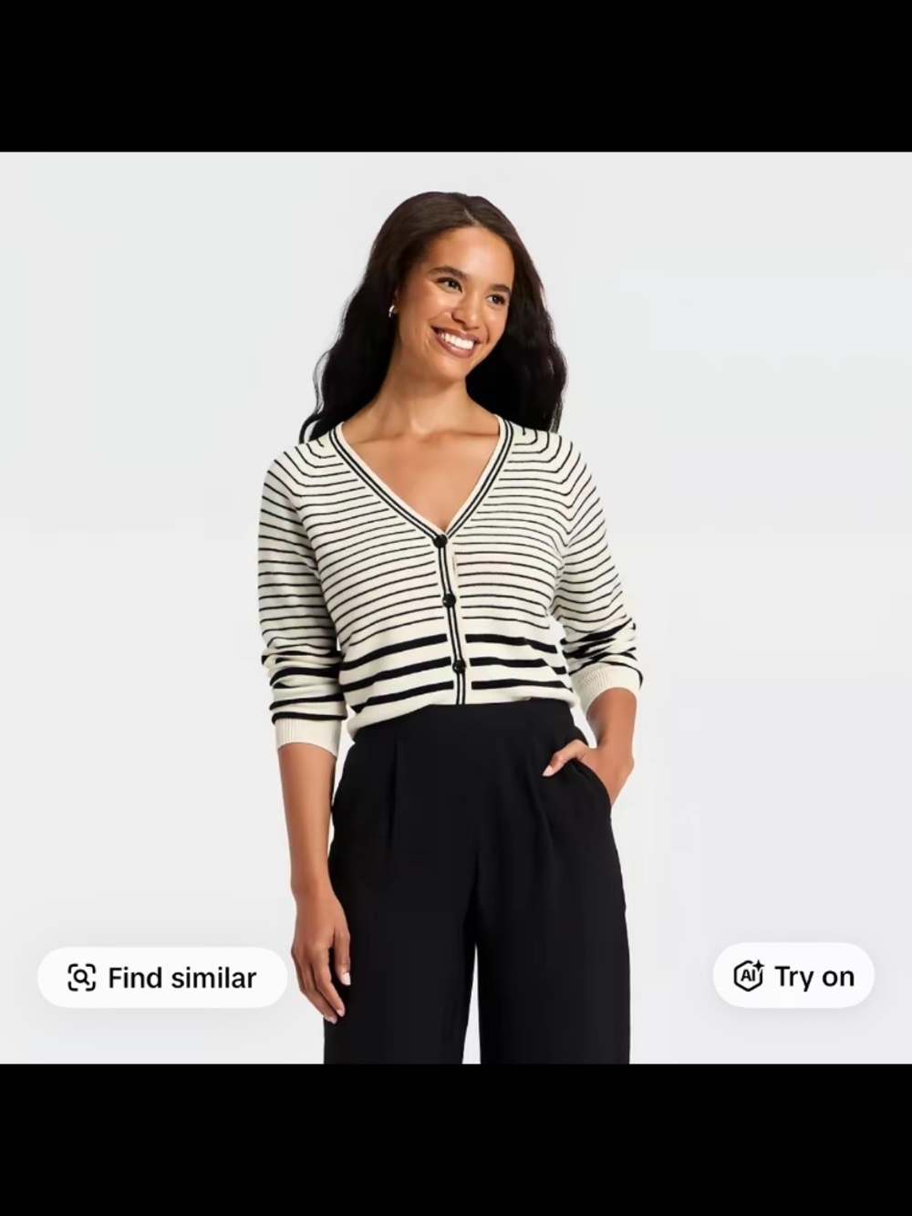 A New Day Women's Long Sleeve V-Neck Cardigan
